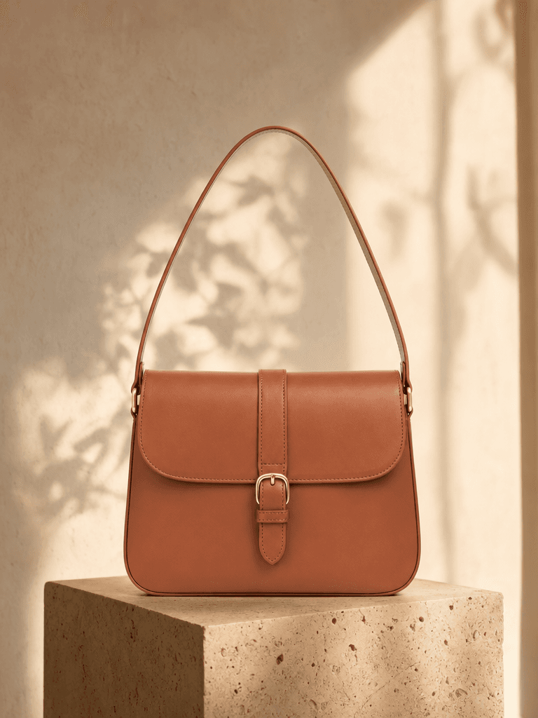 Leather bag — Studio generated shot